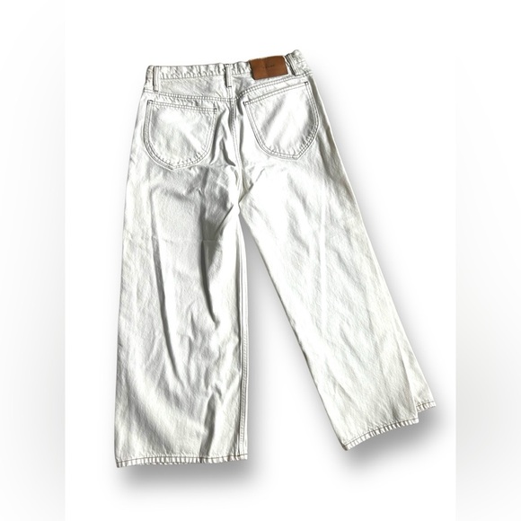 Frame Le Italien Wide Crop Jeans in Blanc White Size 29  Denim - Picture 11 of 15